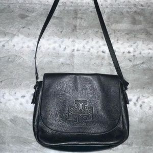 TORY BURCH Leather Harper Flap Messenger